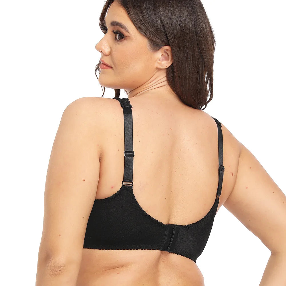 Women Minimizer Full Coverage Non-padded Soft Underwire Bra