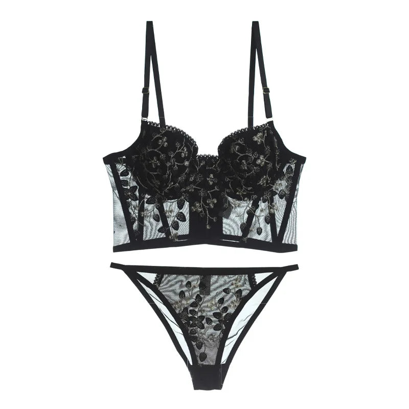 Women Steel Rubber Bone Push Up Bras