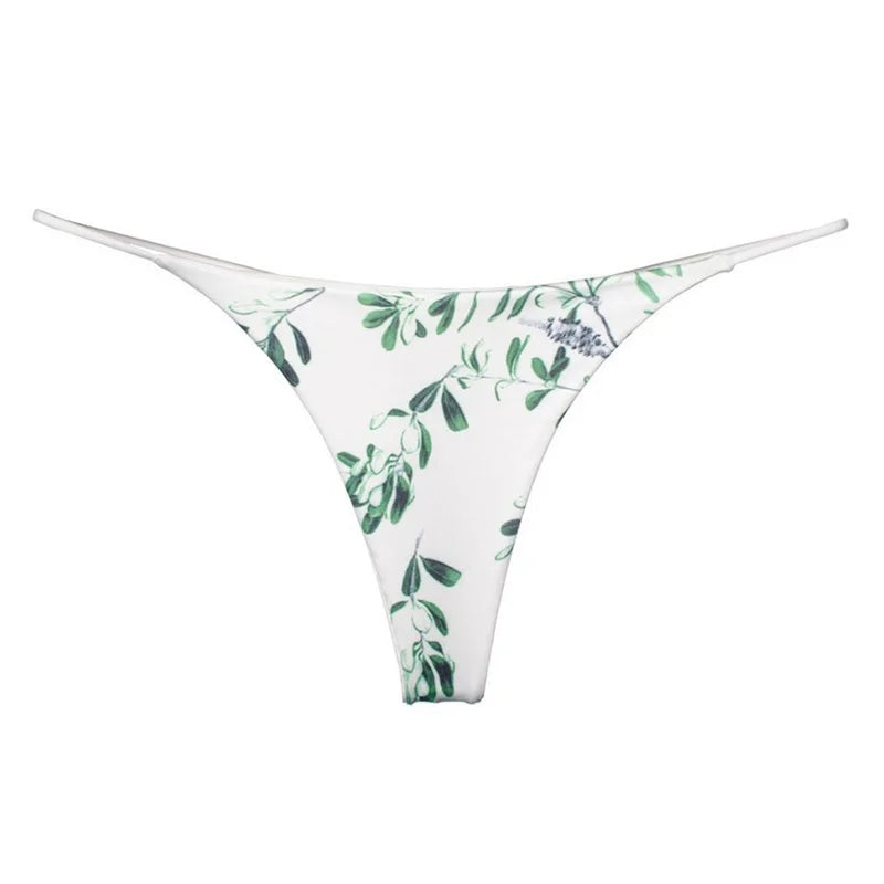 Women Fashion Pure Color Thong Breathable Thin Comfortable Panties