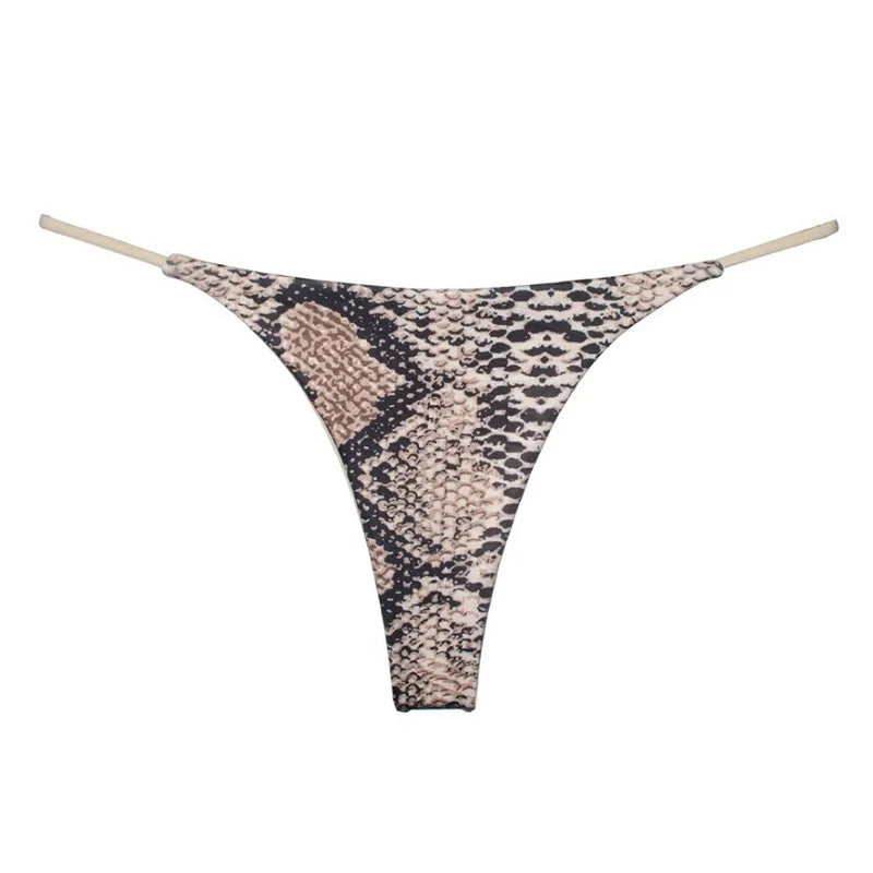 Women Fashion Pure Color Thong Breathable Thin Comfortable Panties
