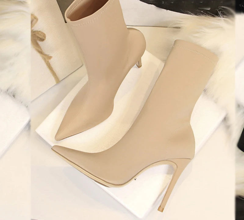 35-42 Autumn Winter Design Stiletto High Heels