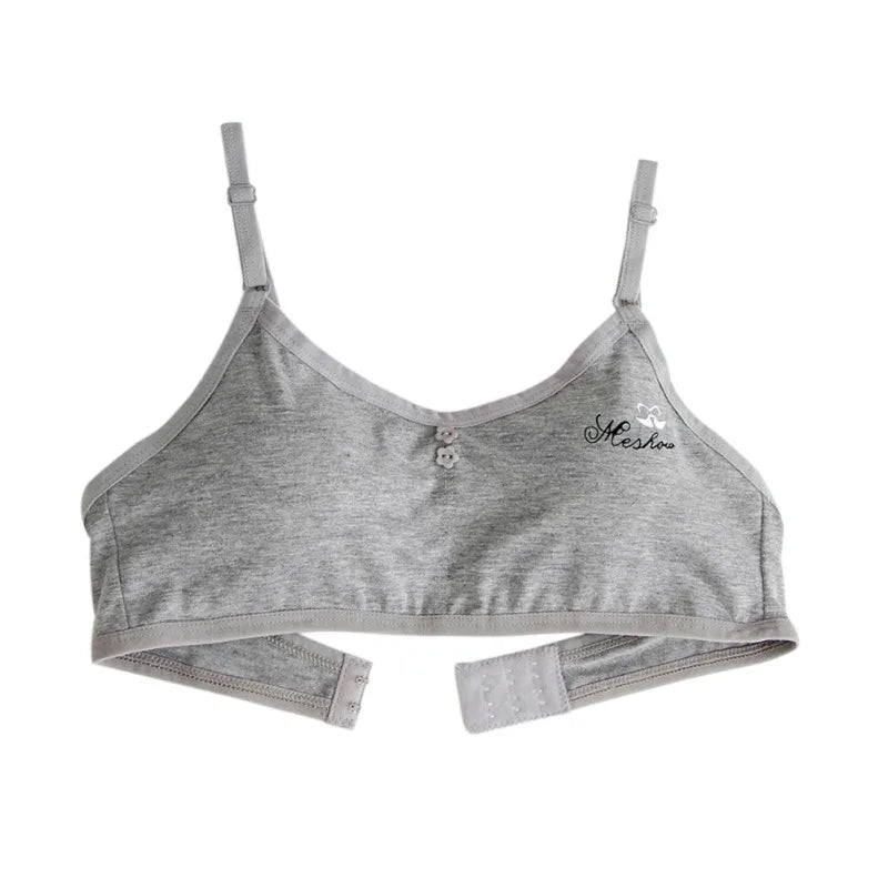 Children Cotton Solid Soft Cotton Intimates Bra
