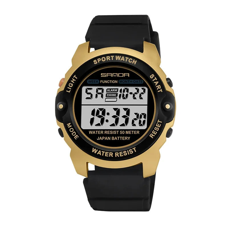Women Fashion Casual Waterproof LED Digital Watch