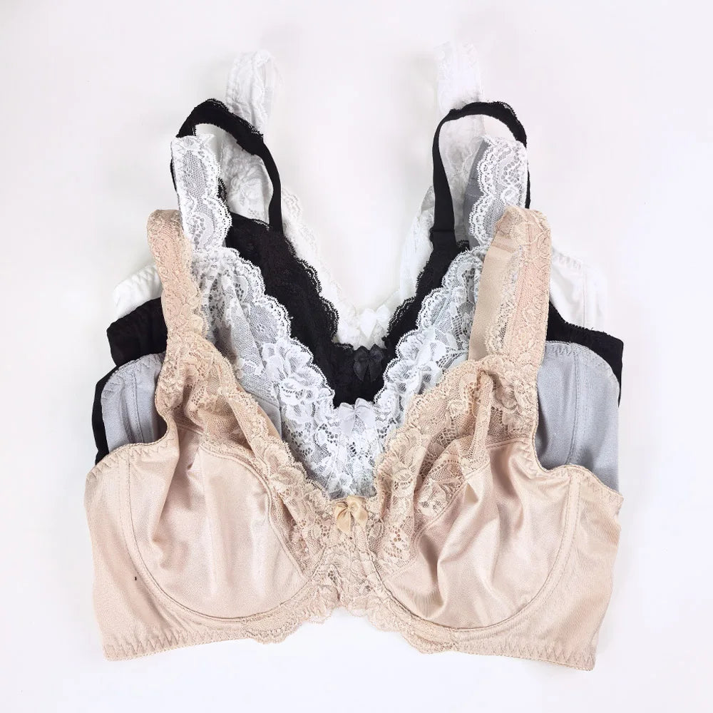 New Women Plus Size Lace Bra