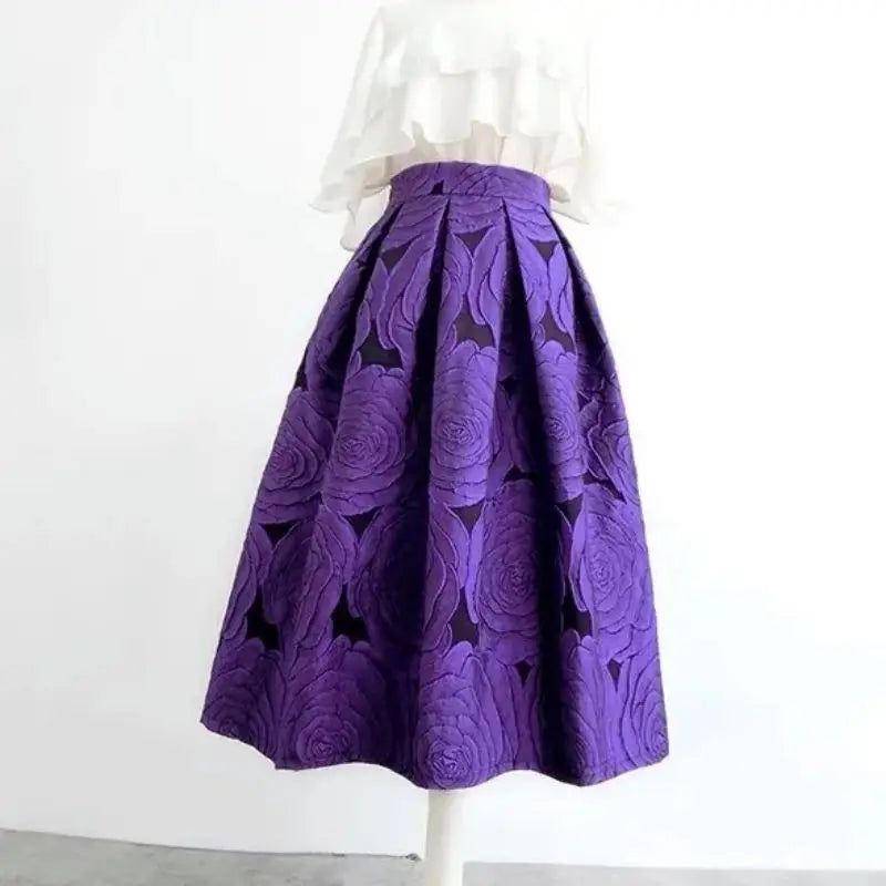 Ballkleid mit hoher Taille und lockerem Damenrock