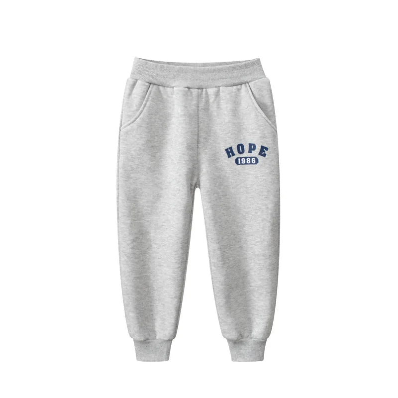 New Children's Long Letters Sweatpants