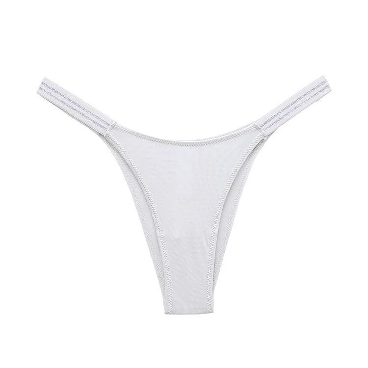 New Fitness exercise hip lift high fork bikini panties