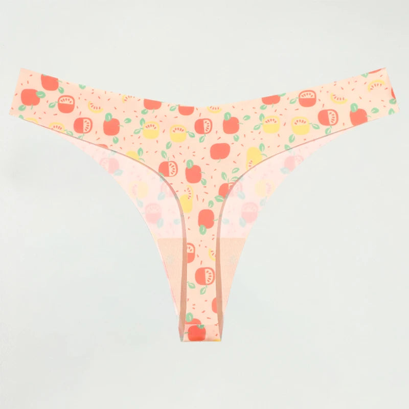 Women's Sexy Graphic Print Thongs Panties