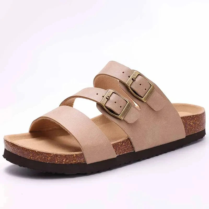 Damenmode Clogs Hausschuhe mit Korksohle