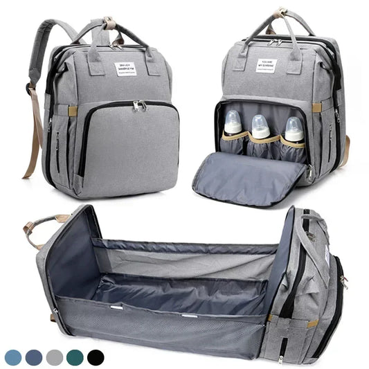 Baby Large Capacity Nappy Milk Bottle Backpacks