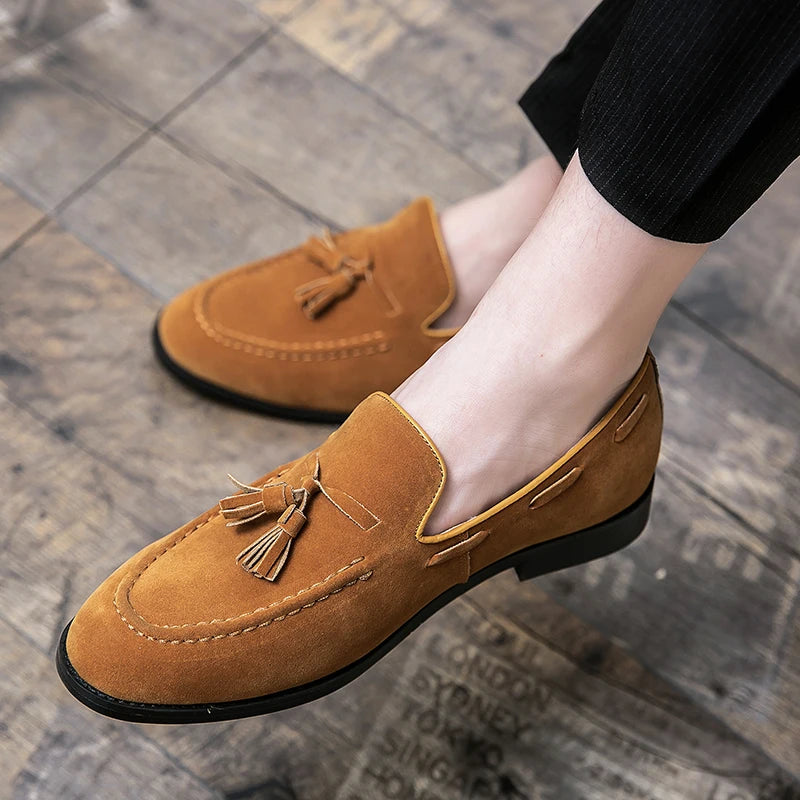 Mens Slip on Footwear Male Comfortable Driving Shoe