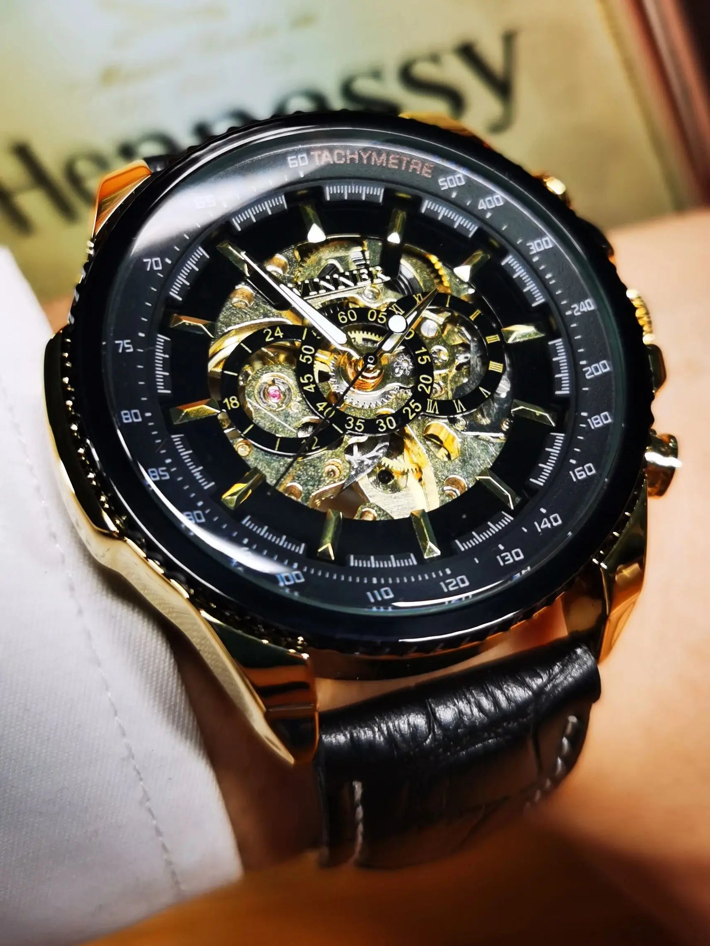 New Military Skeleton Automatic Watch