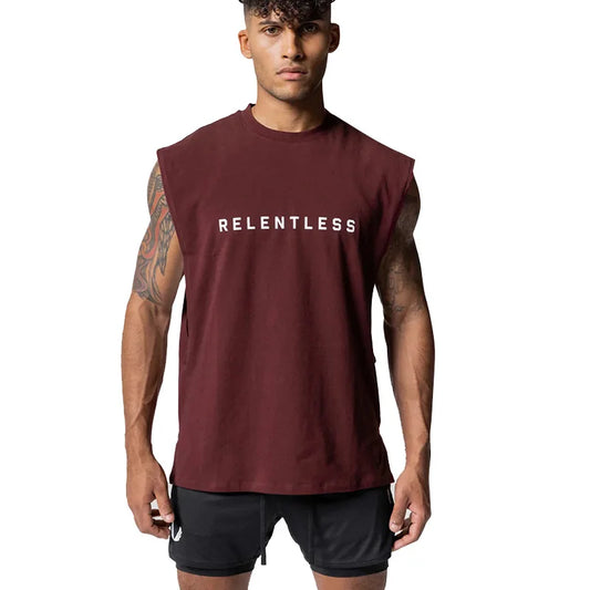 Lässiges Tanktop, ärmelloses Shirt für Fitnessstudio und Fitness