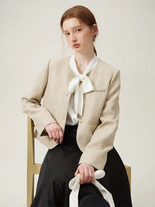 Korean Versatile Elegant Style Short Jacket