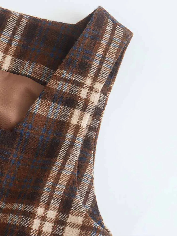 Autumn winter retro sweet loose petite dress