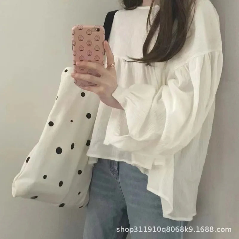 Disney Mickey Casual and Versatile Student Class Tote Bag Casual Shopping Shoulder Bag