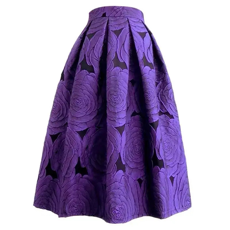 Ballkleid mit hoher Taille und lockerem Damenrock