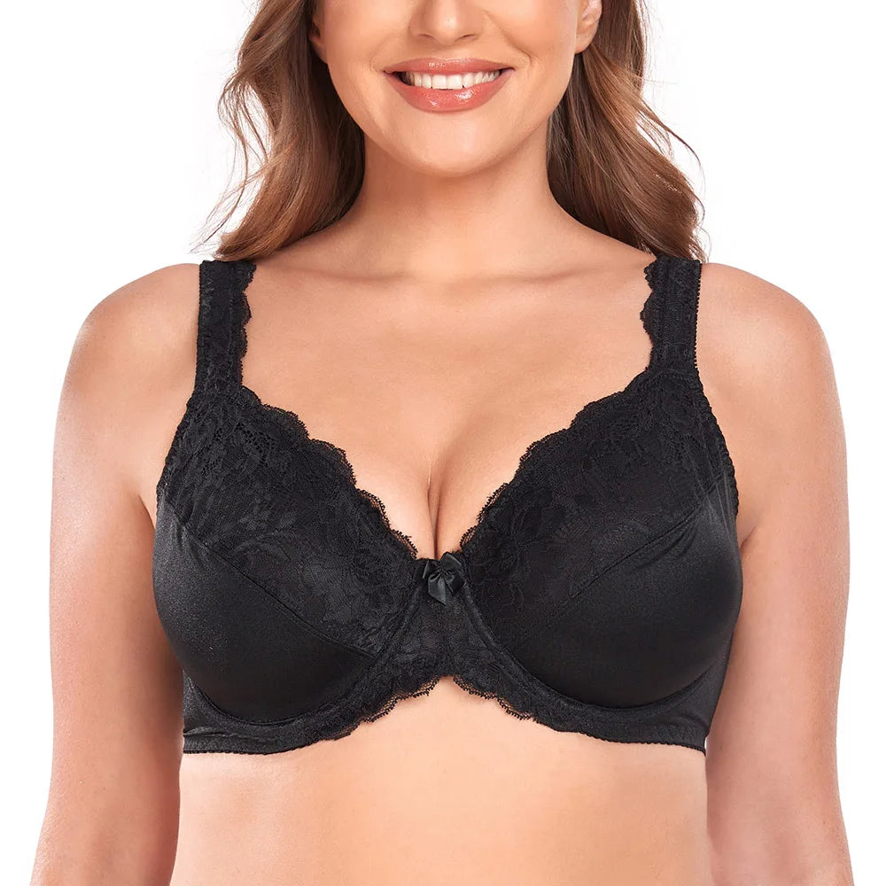 New Women Plus Size Lace Bra