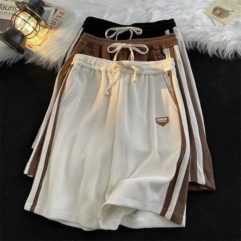 Männer Amerikanische Retro Lose Gerade Kurze Hosen