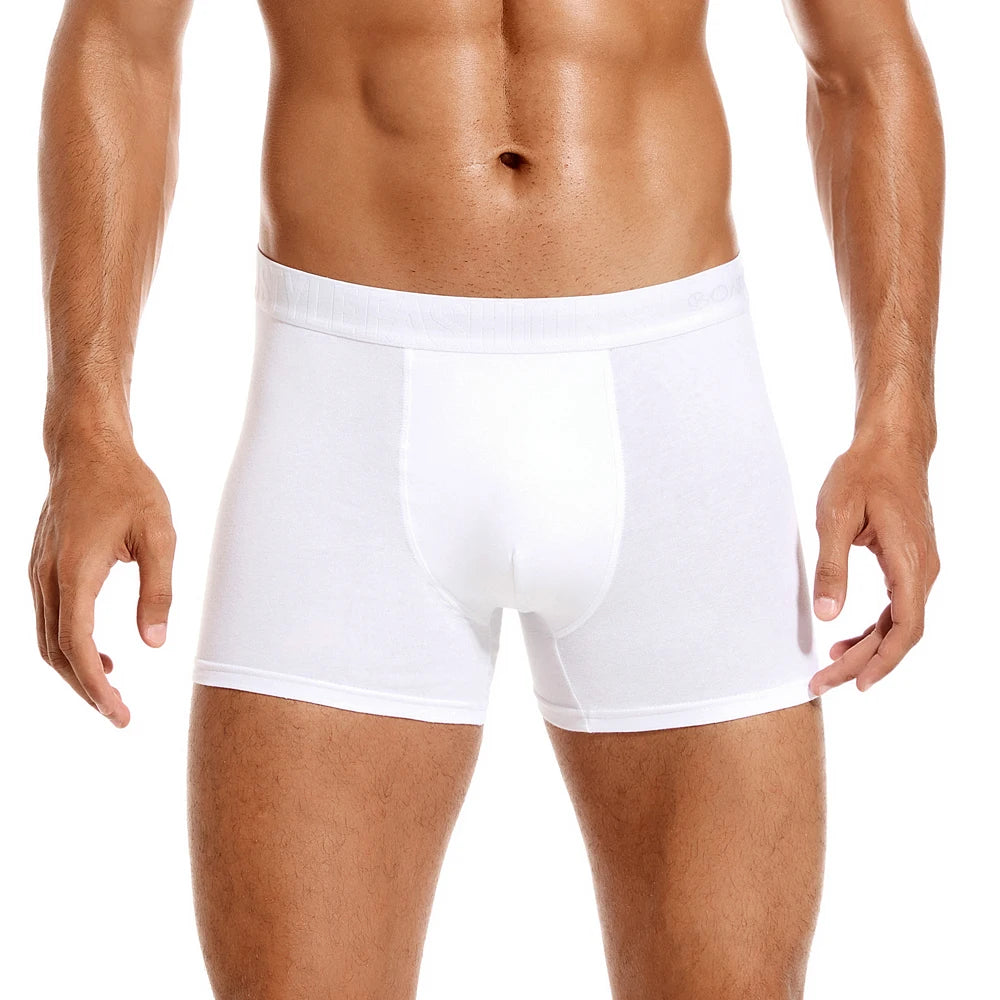 Baumwoll-Boxershorts mit Aufdruck für Herren