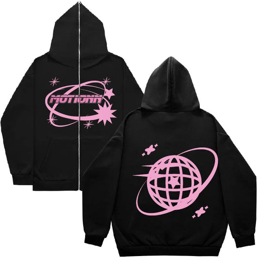 Neuer V-Star Vizion Cobweb Dark Hip Reißverschluss-Kapuzenpullover