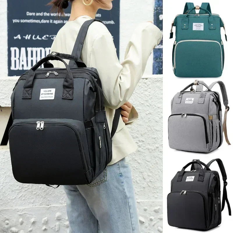 Baby Large Capacity Nappy Milk Bottle Backpacks