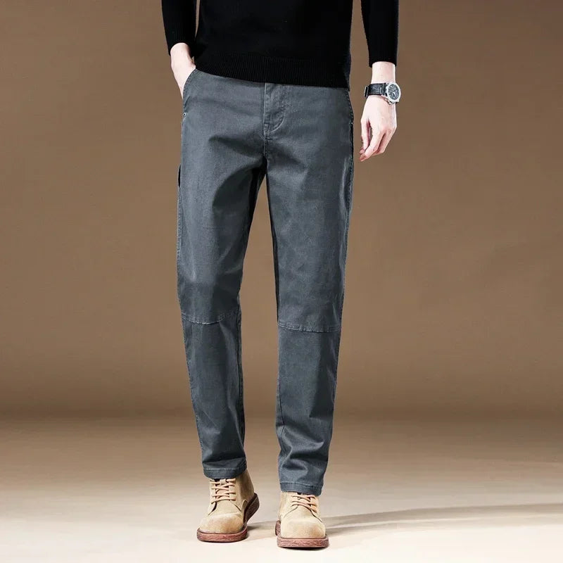 Herbst Neue Herren Baumwolle Jogging Cargo Lange Hose
