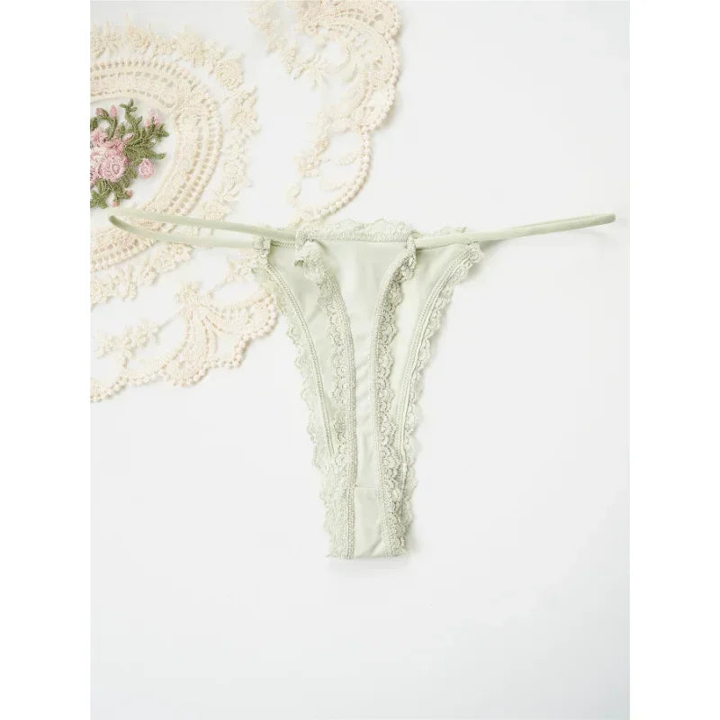 Neue dünne sexy Spitzen-Thongs atmungsaktive Damen-Unterwäsche