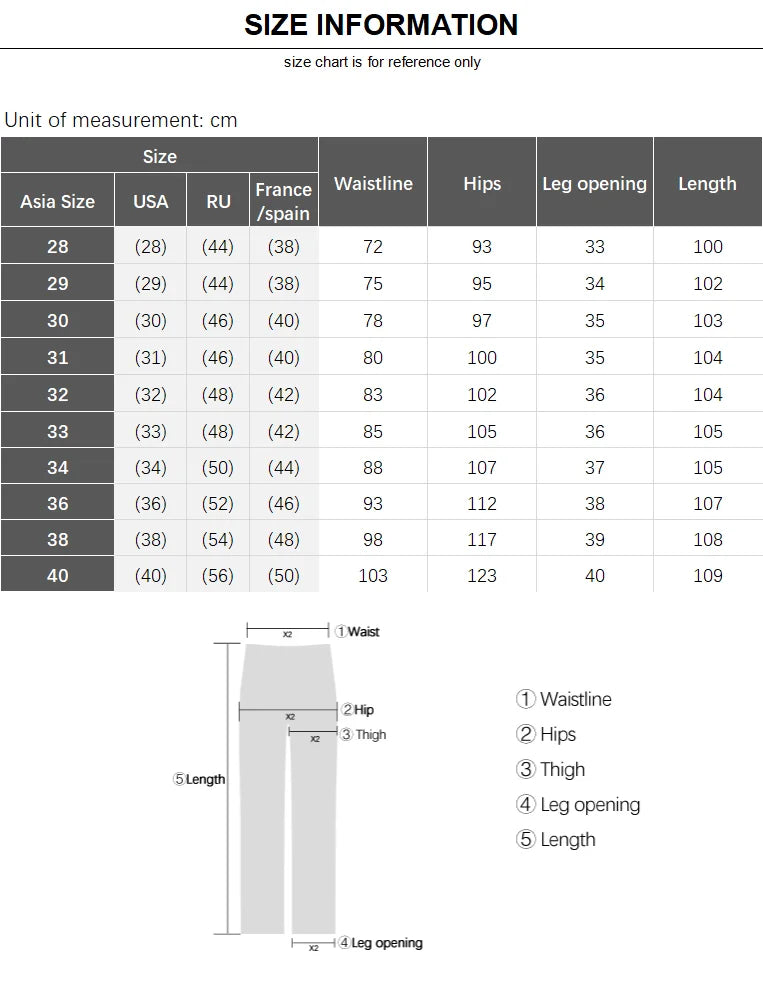 Autumn Black Men Business Casual Stretch Classic Denim Pants