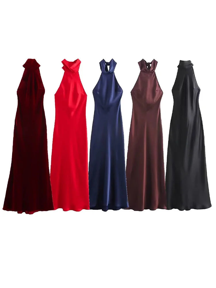 Trafza Elegant Slim Long Dresses