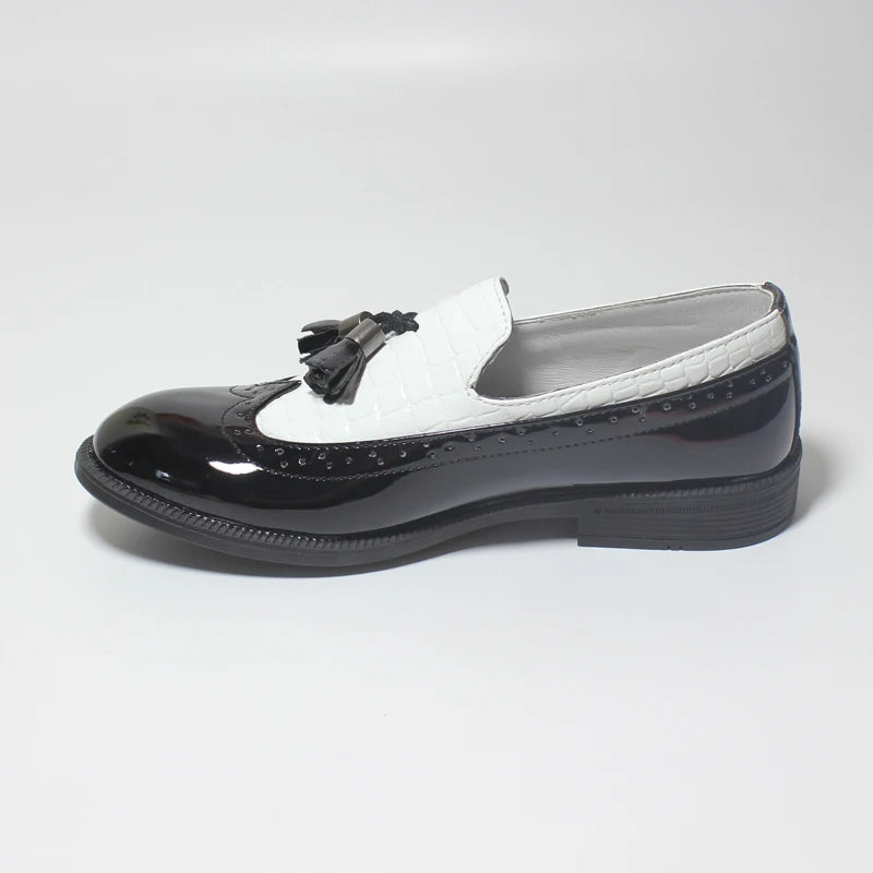 New British Style Boys Leather Shoes