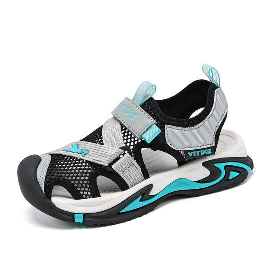 New Summer  Boy Closed Toe Safty Shoes