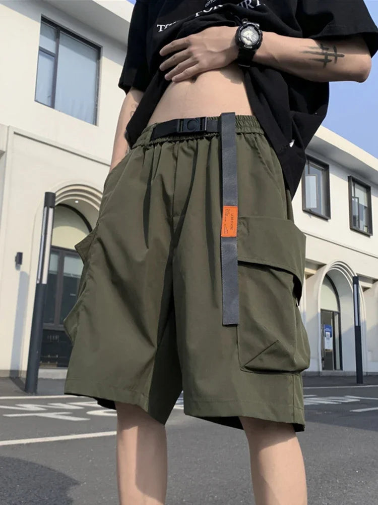 Herren Funktionelle Cargo Shorts Baggy Sweatpants Y2K Streetwear