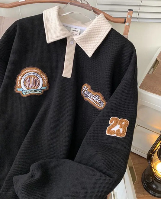 American Retro Heavyweight Long-sleeved Jacket