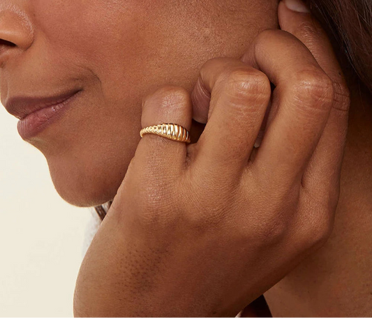 New Simple Fashion Style texture  tail ring