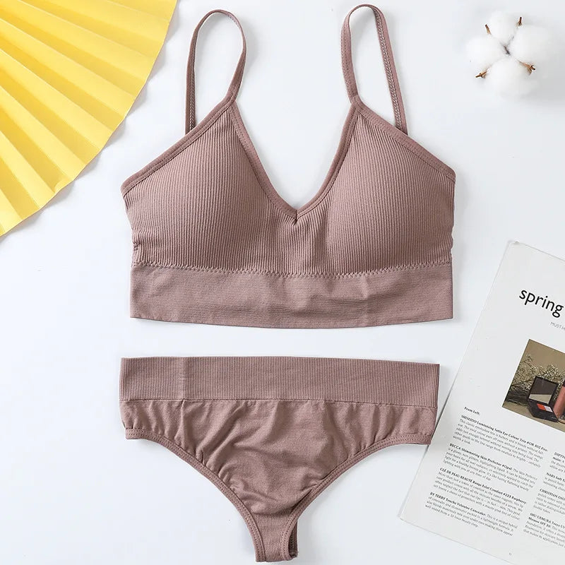 New Cotton Female Underwear Set