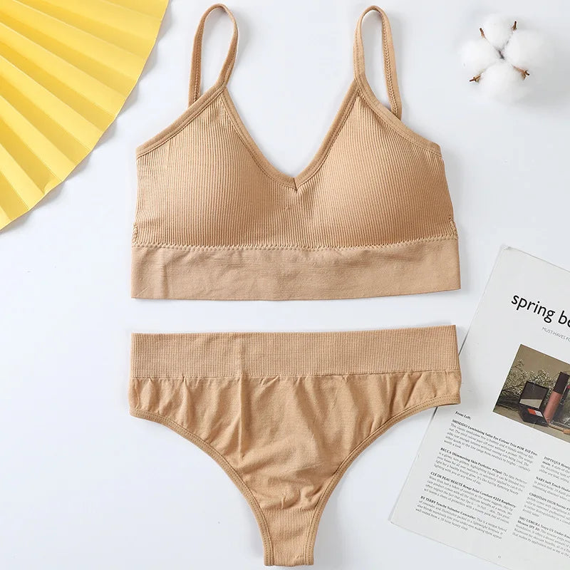 New Cotton Female Underwear Set