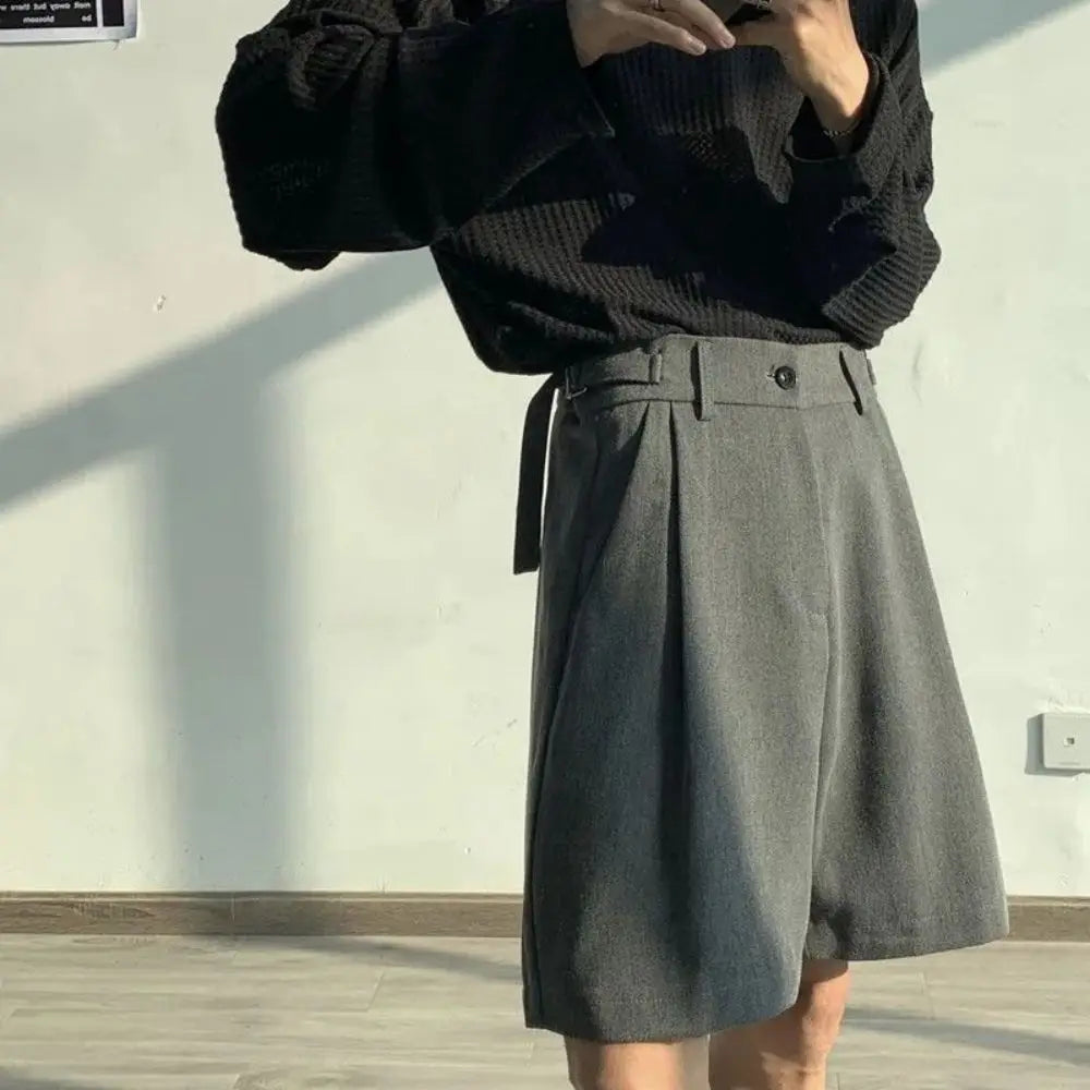 Männer Sommer Korean Chic Wide Bein Hose