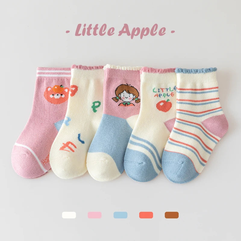 Boy Cartoon Cotton Knitted Sports Socks