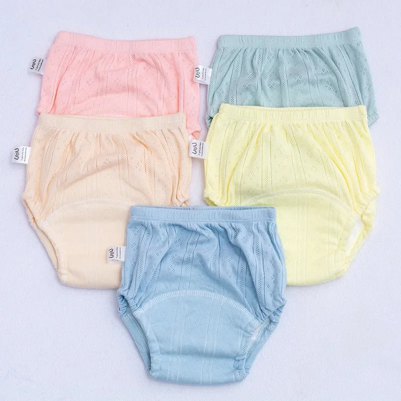Baby Solid Color Washable Underwear