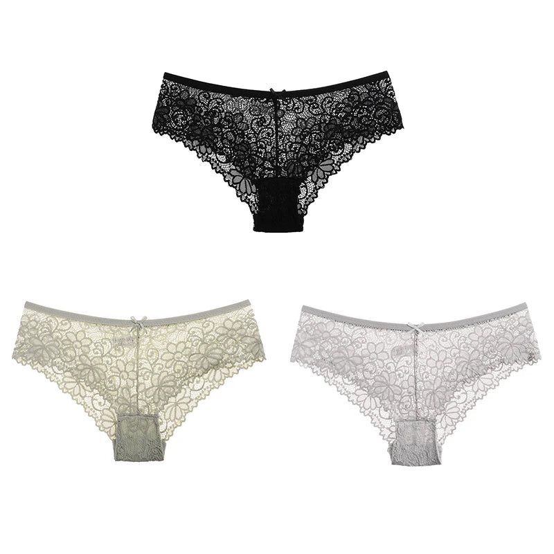 Women Briefs Sexy Full Lace Panties