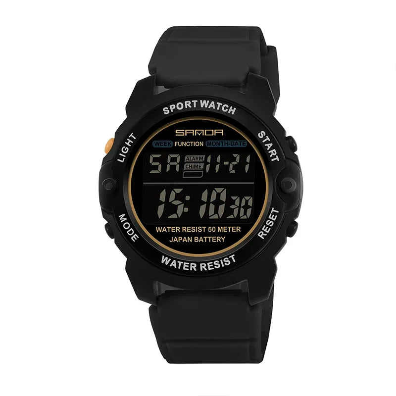 Women Fashion Casual Waterproof LED Digital Watch