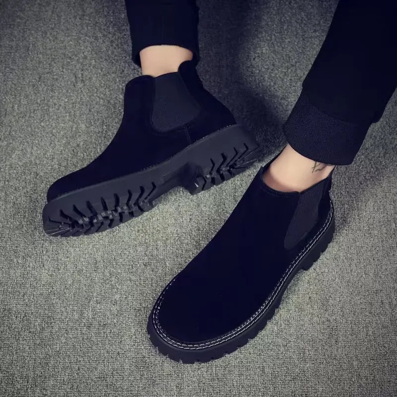 Autumn winter handsome ankle botas