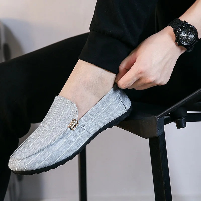 Men's Walking Casual Light Canvas Youth Shoes