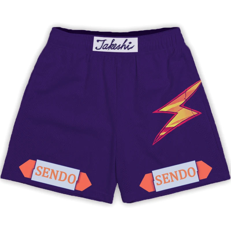 Men Fashion Mesh Breathable Casual Shorts