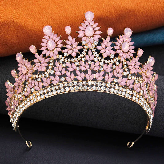 New Crown Royal Queen Tiaras and Crowns Wedding Hair Jewelry