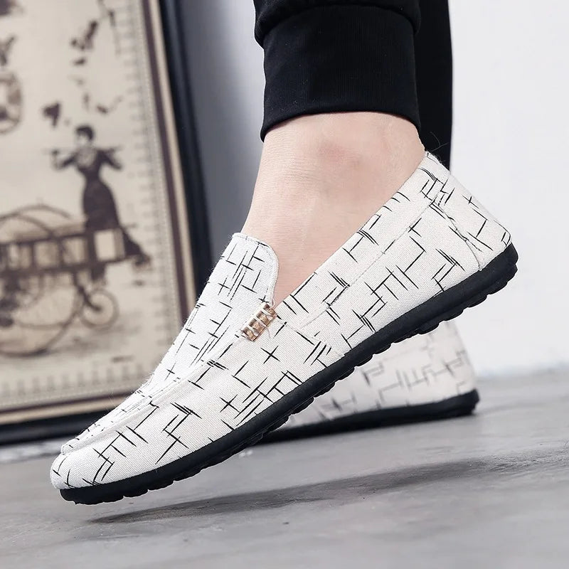 Men's Walking Casual Light Canvas Youth Shoes