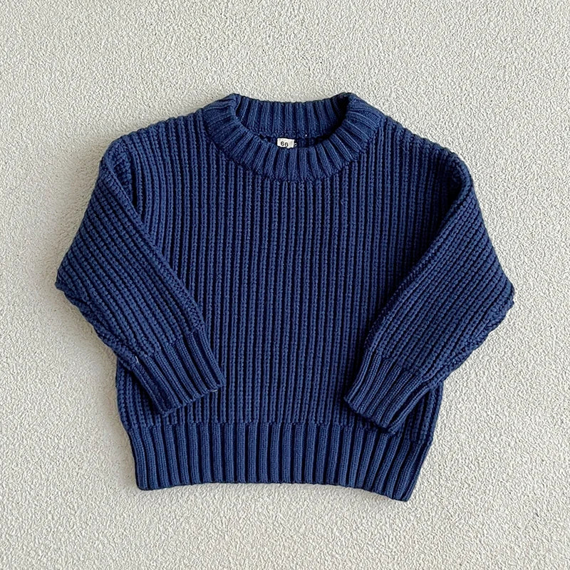 Kids Cotton Soft Winter Long Sleeve Pullover Tops