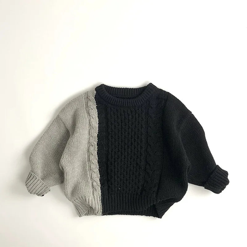 Autumn New Children Long Sleeve Knit Sweater