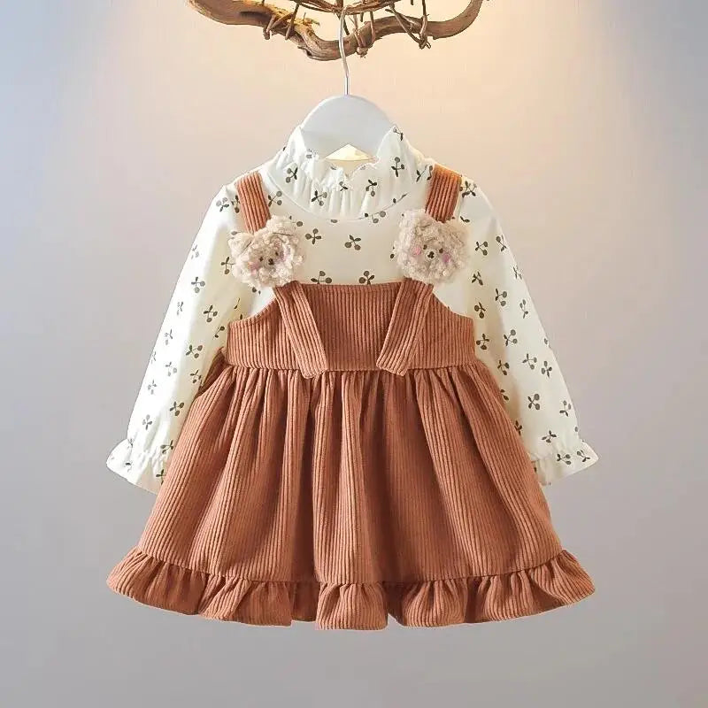Langarmkleid für Mädchen